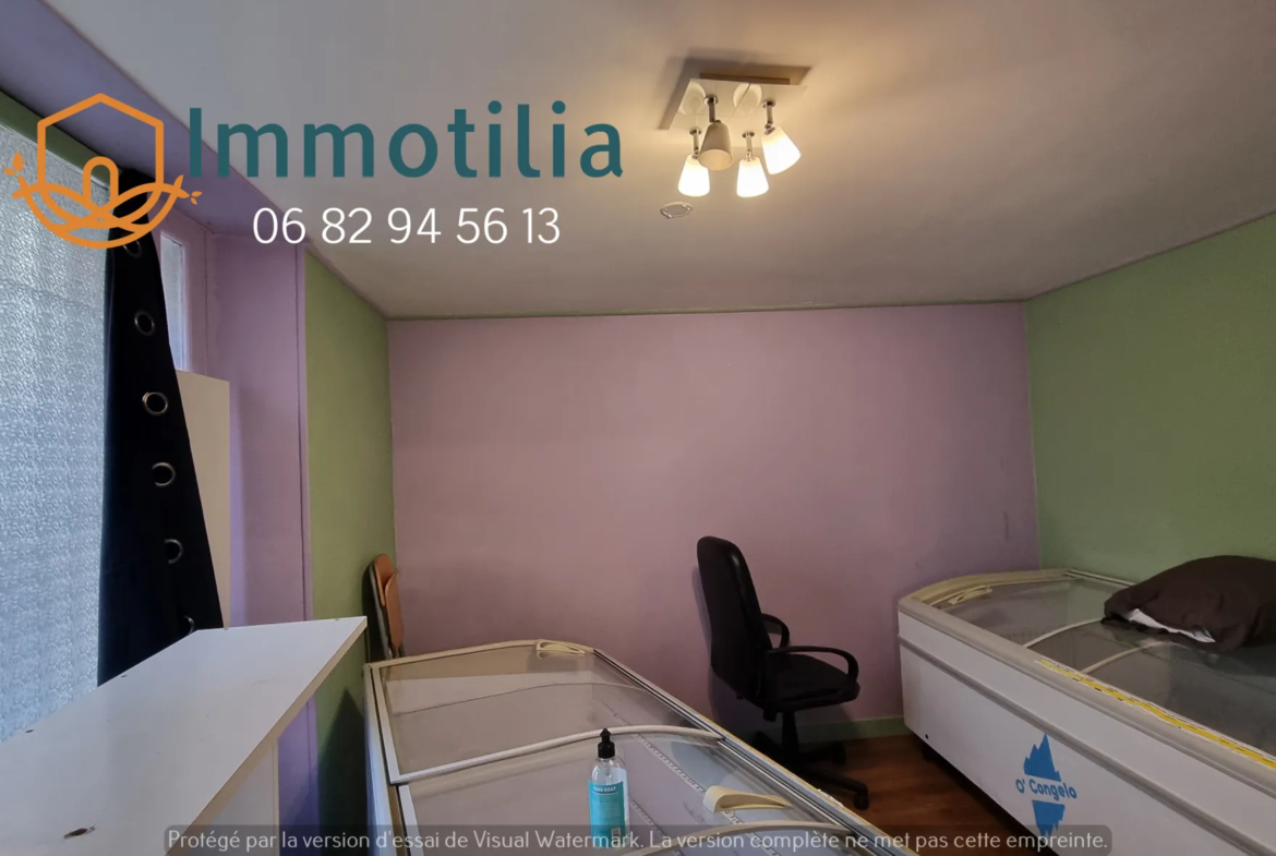 Immeuble à vendre à Nangis - Appartement F5 et local commercial 