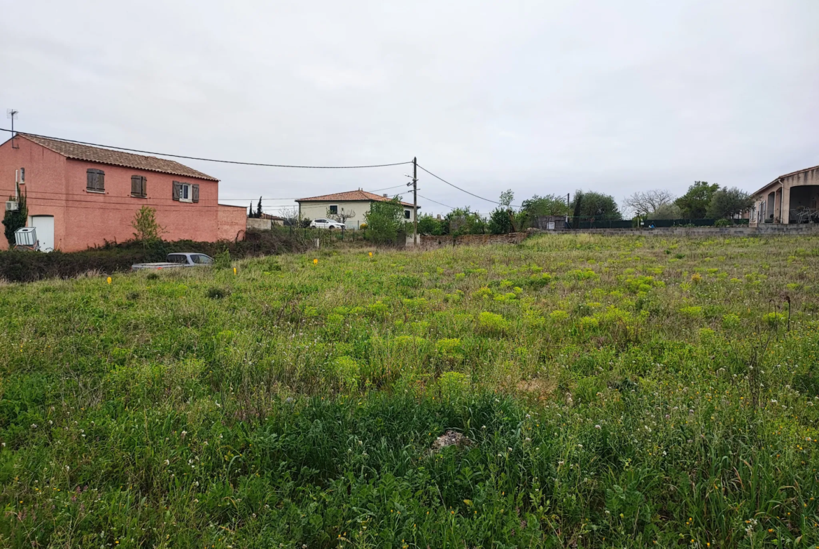 Terrain constructible proche Lézignan Corbières 