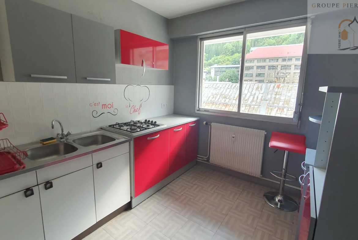 Appartement lumineux de 47 m² avec balcon à vendre à Morez 