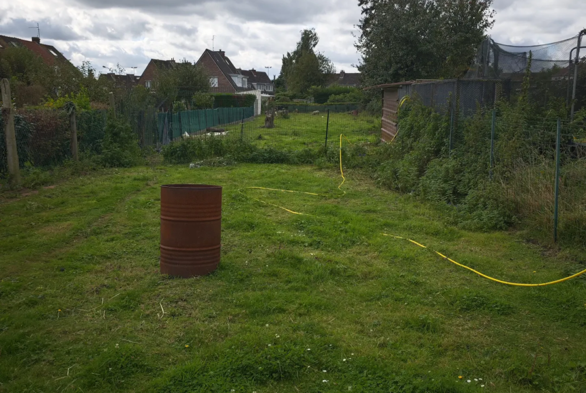 Charmante maison avec jardin à vendre à Wattrelos dans le quartier de la Vielle Place 