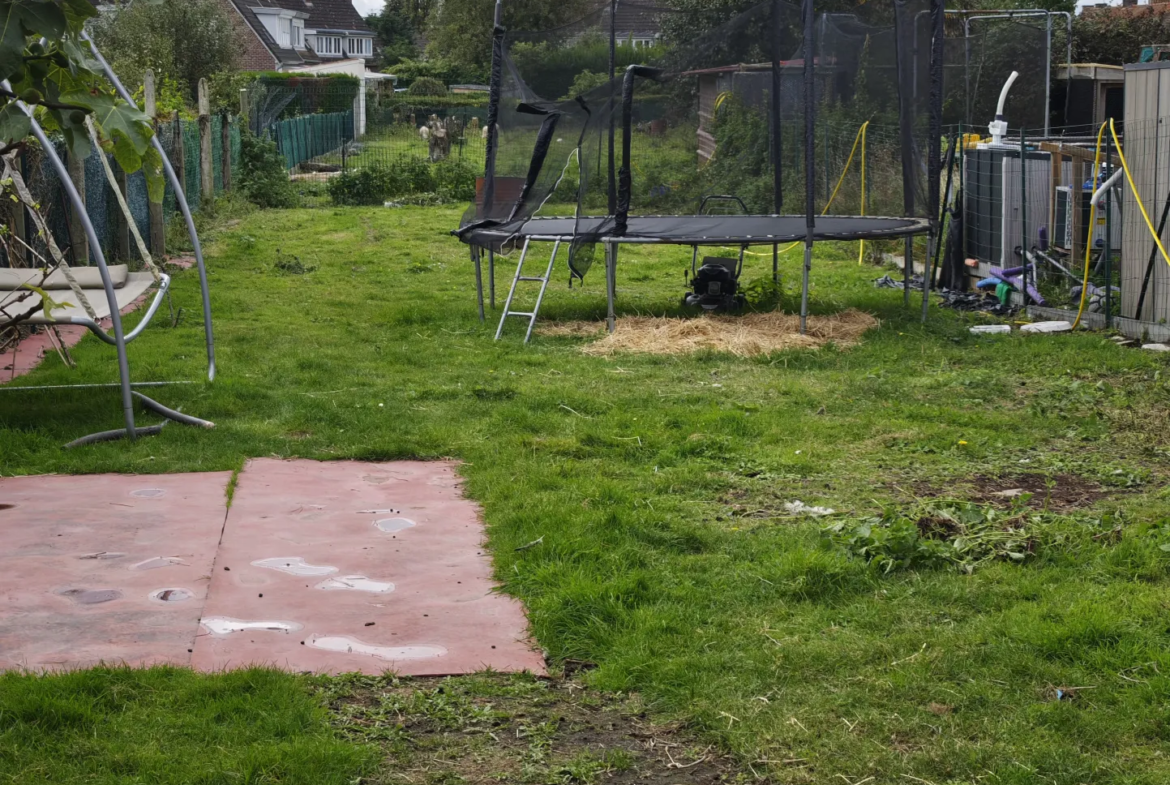 Charmante maison avec jardin à vendre à Wattrelos dans le quartier de la Vielle Place 