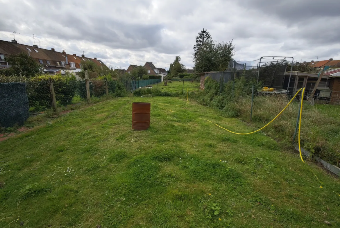 Charmante maison avec jardin à vendre à Wattrelos dans le quartier de la Vielle Place 