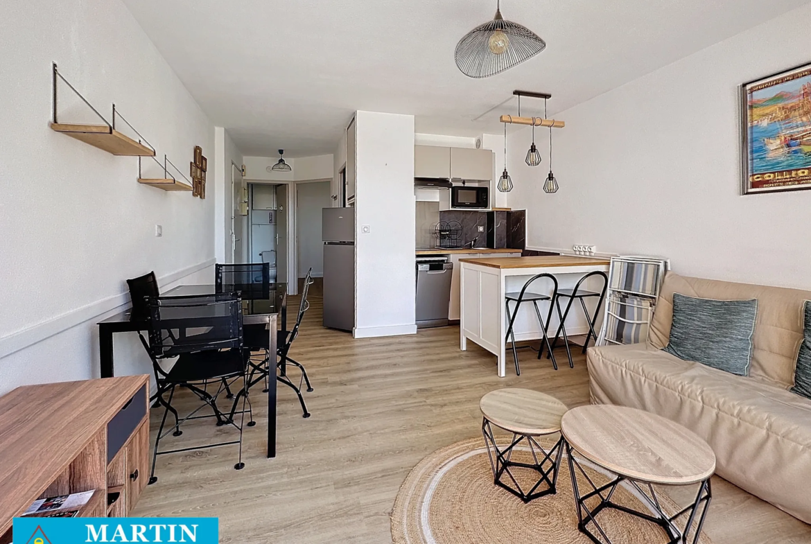 Appartement T2 à vendre à Collioure avec vue mer 