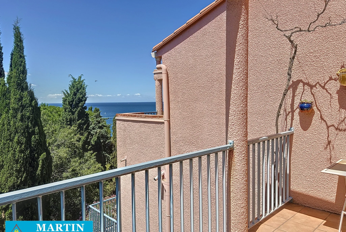 Appartement T2 à vendre à Collioure avec vue mer 