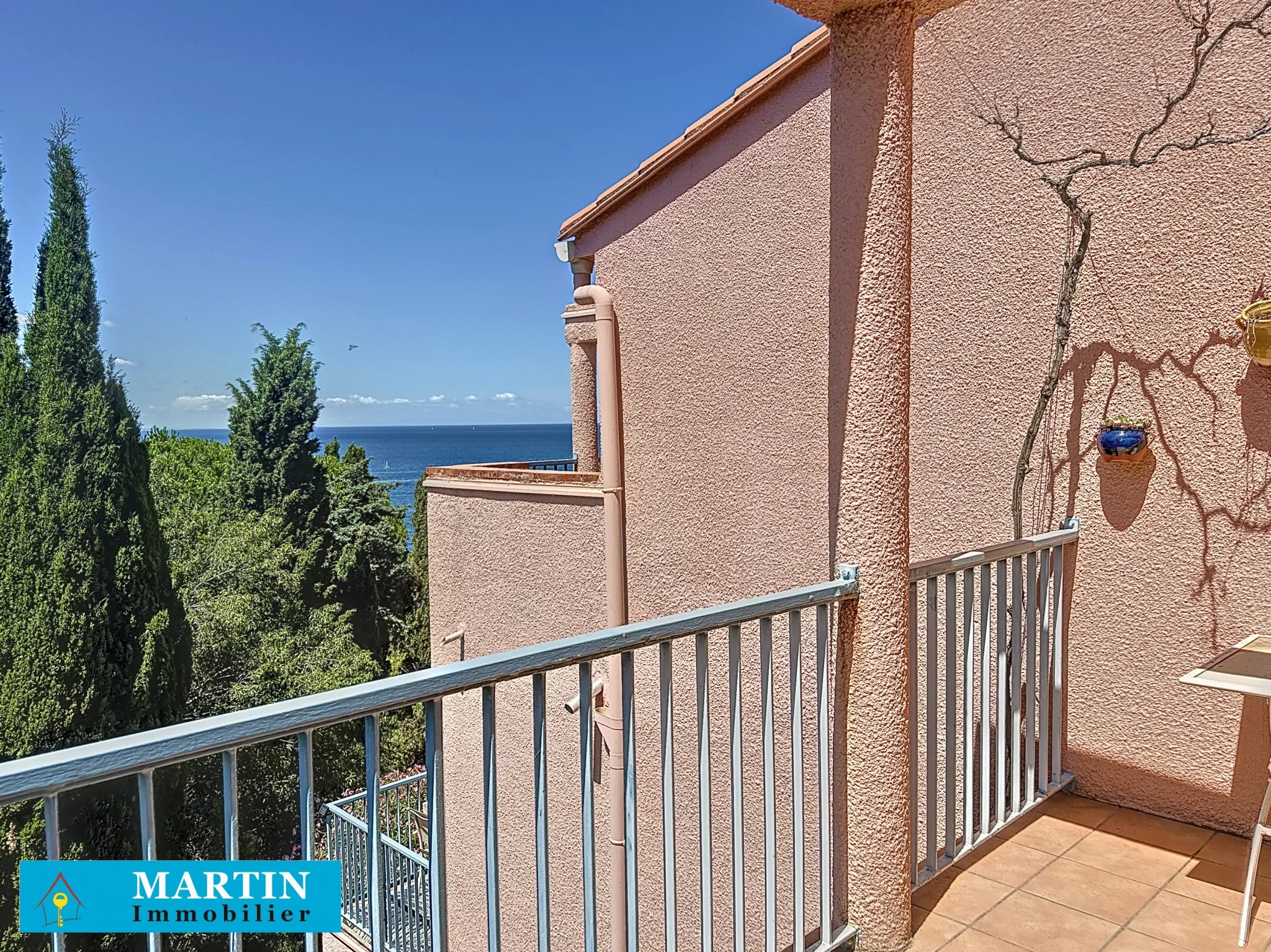 Appartement T2 à vendre à Collioure avec vue mer 