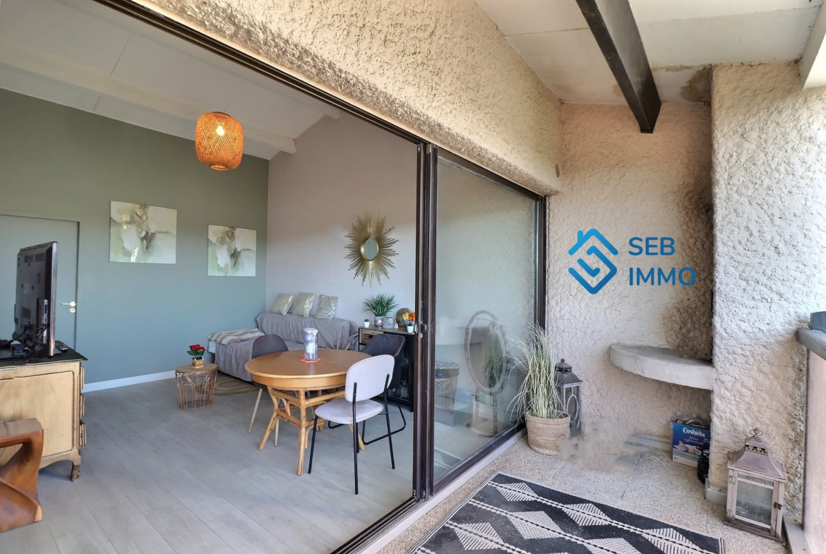 À vendre : Appartement 46 m² avec loggia et stationnement à Le Barcares 