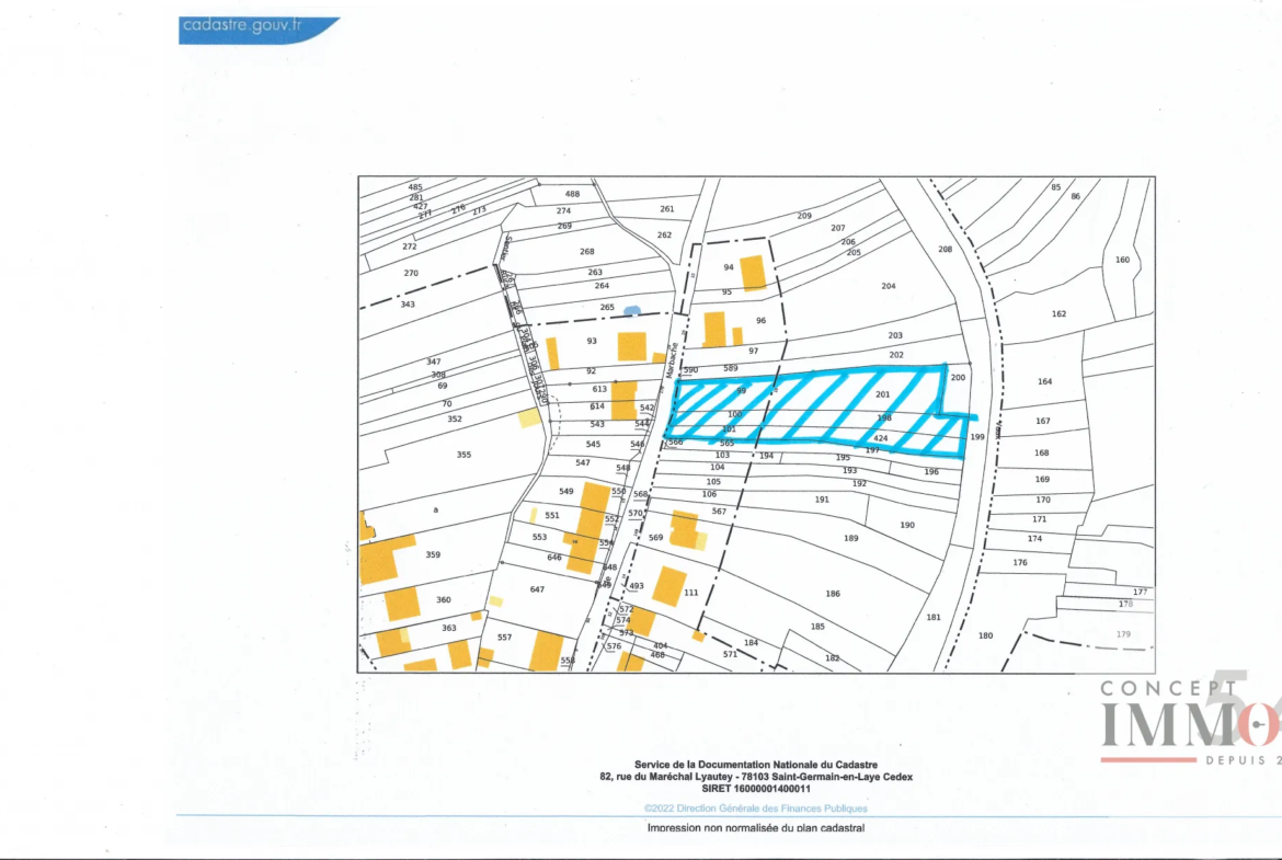 Terrain constructible à vendre à Liverdun - 2723 m² 