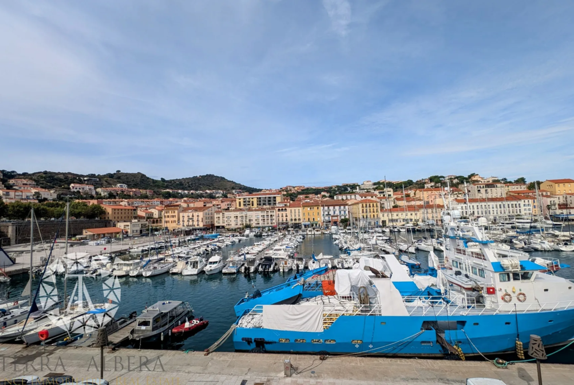 Bel appartement en dernier étage à Port-Vendres avec vue 