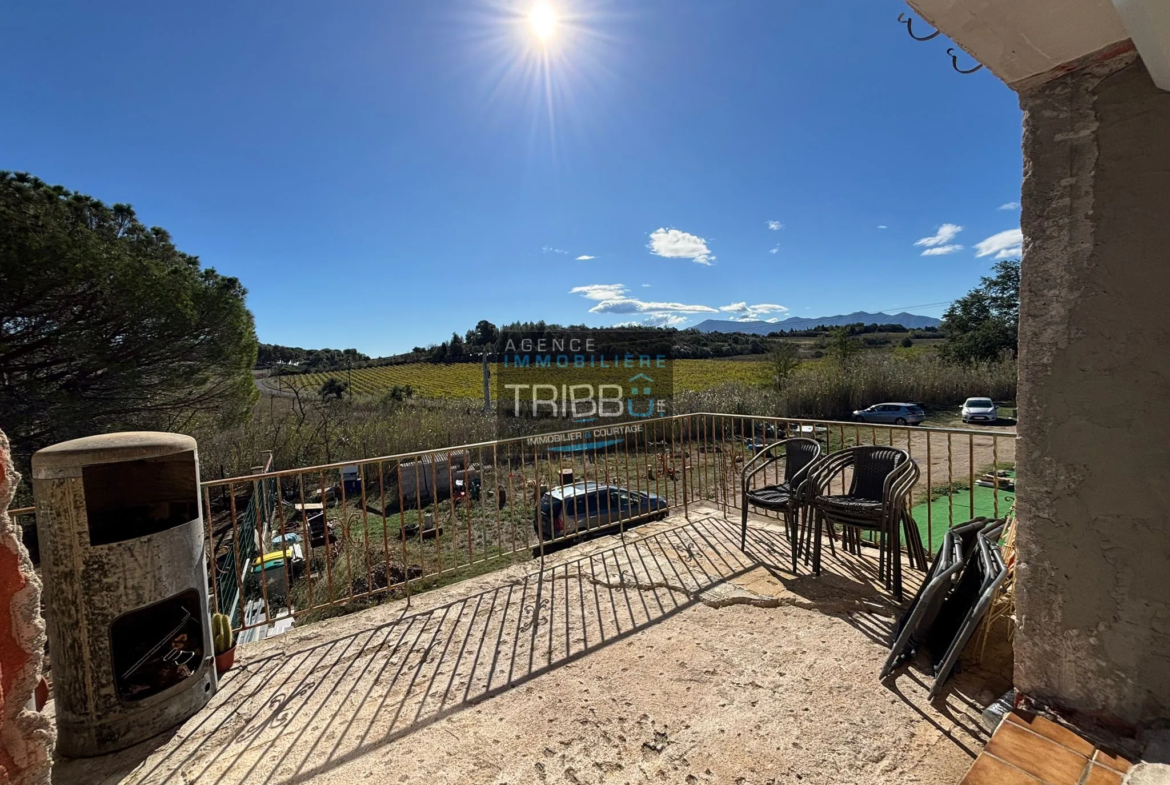 Maison 4 Pièces à Pollestres avec garage et terrain spacieux 