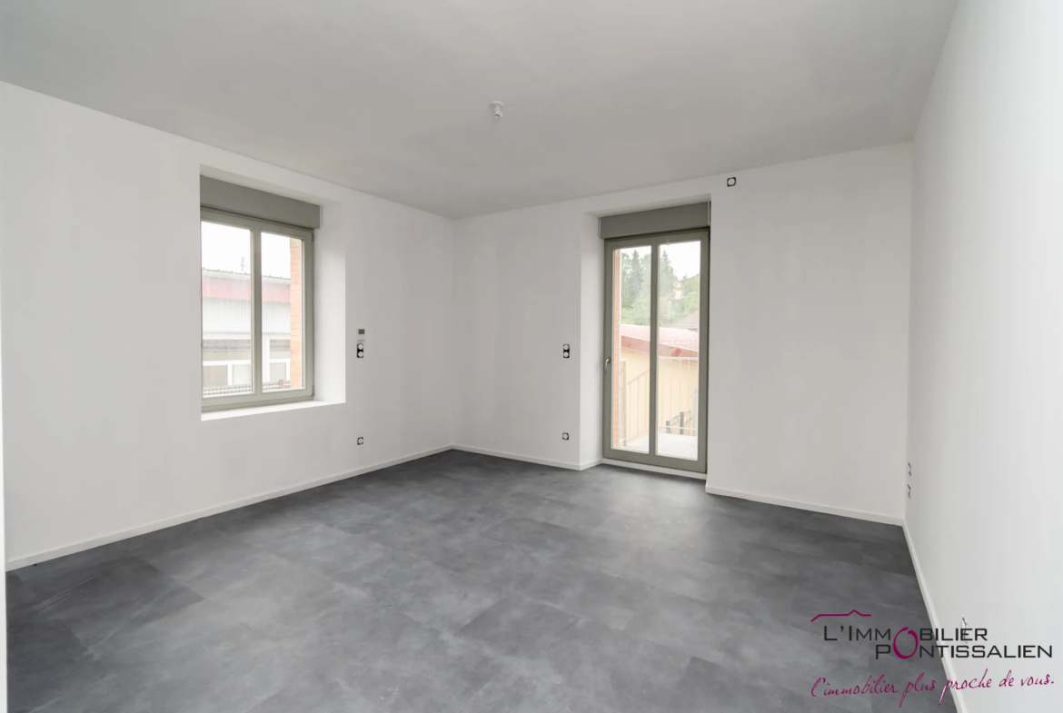 Appartement neuf de type 2 à La Cluse et Mijoux avec jardin 