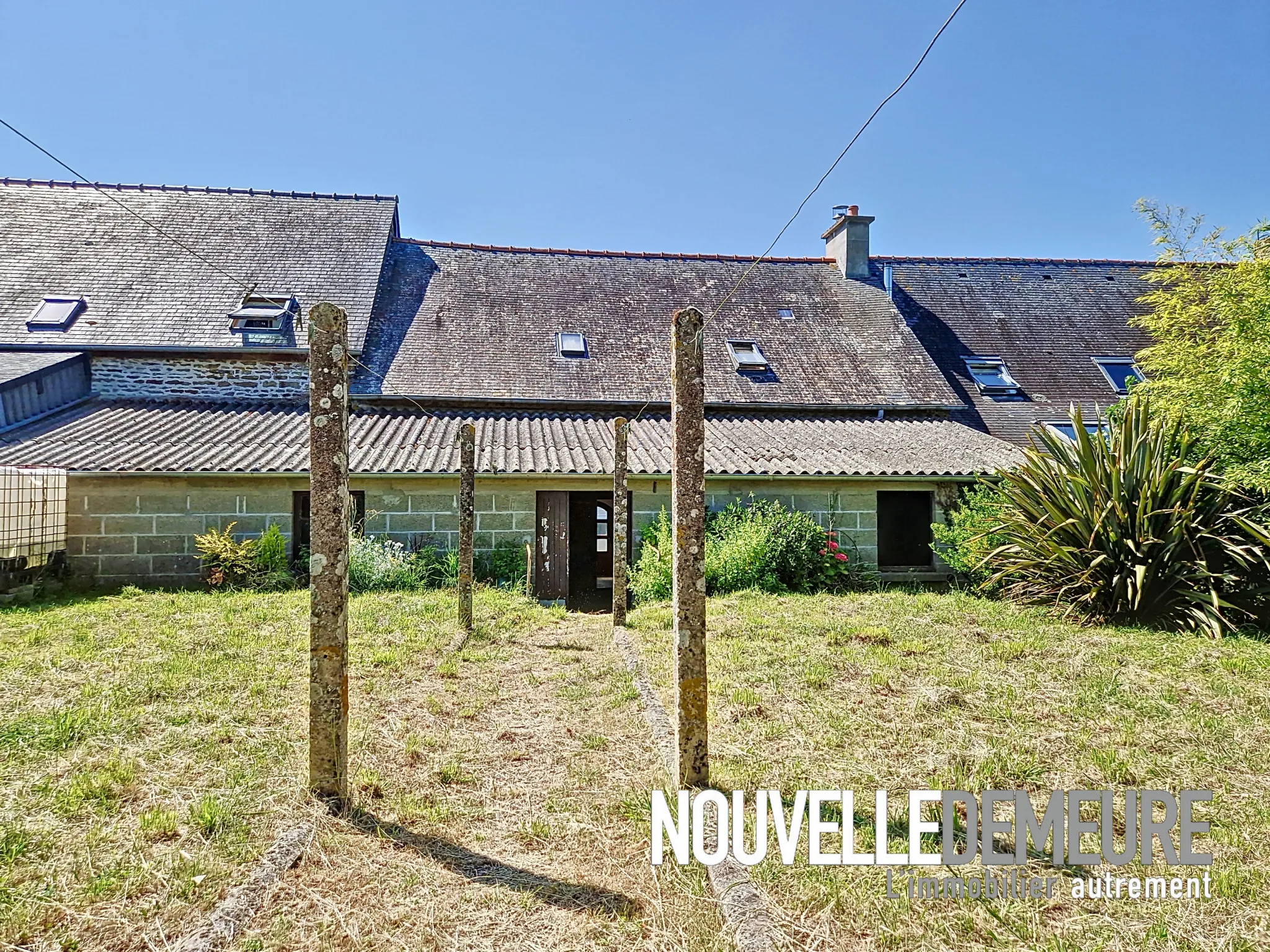 Maison en pierre 3 chambres avec jardin à Epiniac 