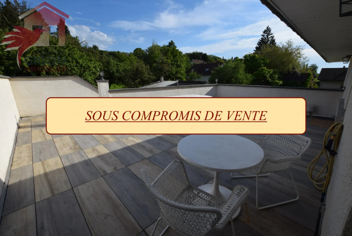 Appartement F5/6 entièrement rénové avec terrasse à Etupes 