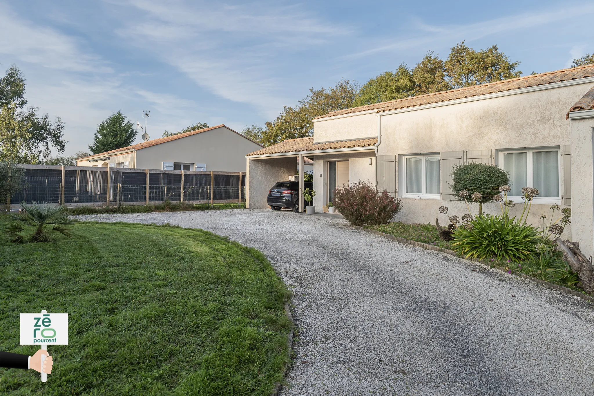 Plain-pied à Aubigny-Les Clouzeaux avec 4 chambres et terrain de 1020 m² 