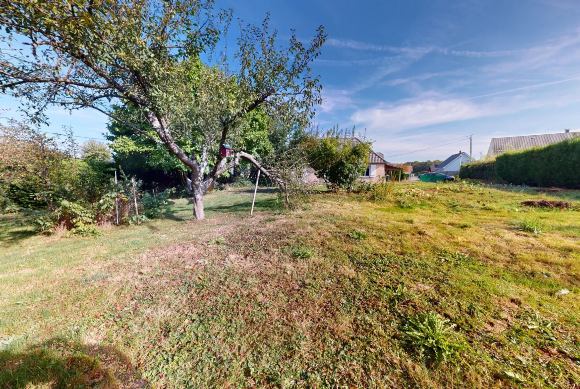 Maison de plain-pied à vendre à Romagny - 11 ares de jardin au calme 