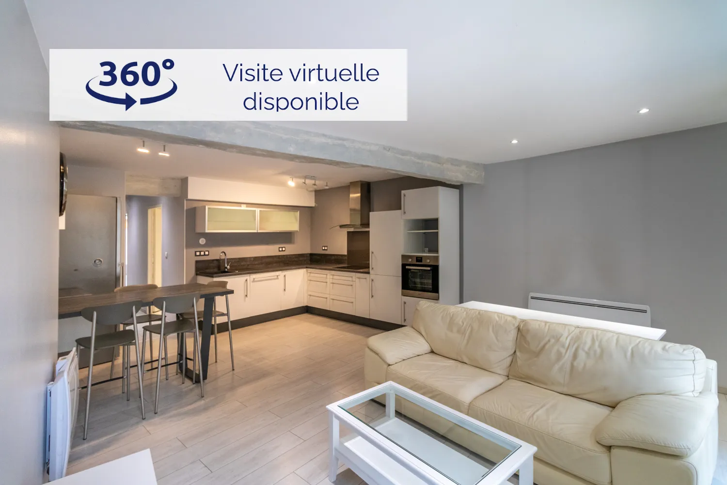 Appartement de 70 m² avec cour privative à Saintes 