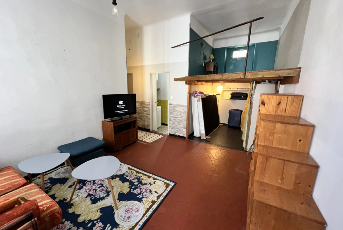 Appartement T1/2 de 39 m² à vendre, quartier Blancarde, Marseille 