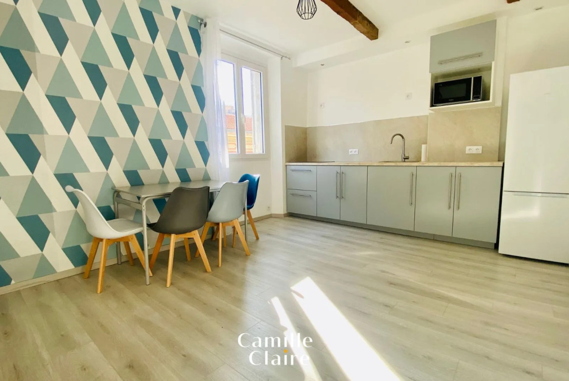 Appartement 2 pièces rénové à Marseille 03 - Belle de Mai, idéal investisseur 