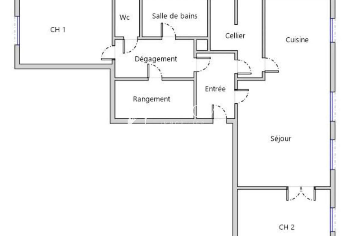 Achetez cet Appartement T3 en Rez-de-Chaussée à Achères avec Parking 