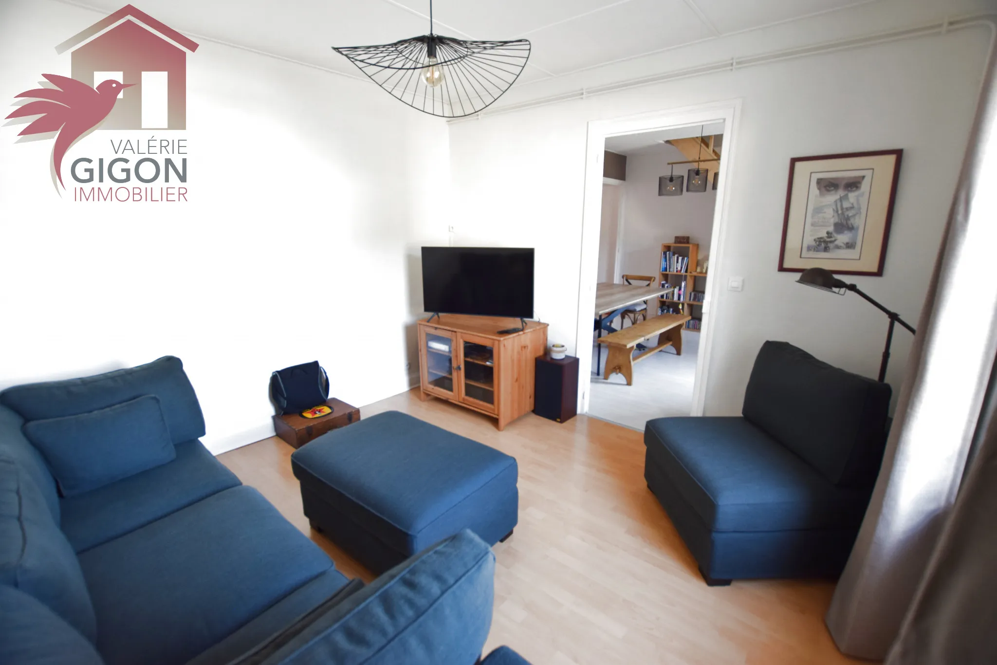 À vendre : Appartement F3 duplex rénové avec jardin privatif à Mandeure 