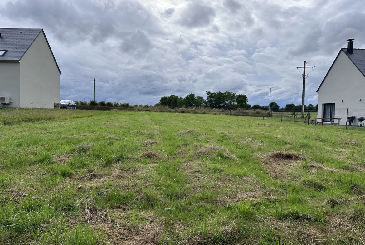 Terrain viabilisé de 884 m² sur Le Tourneur, Souleuvre-en-Bocage 