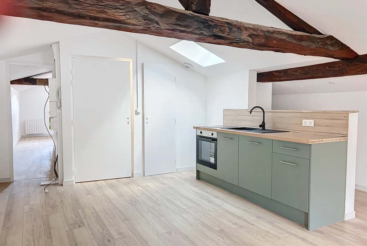 À vendre : Appartement T2 entièrement rénové au cœur de Villefranche 