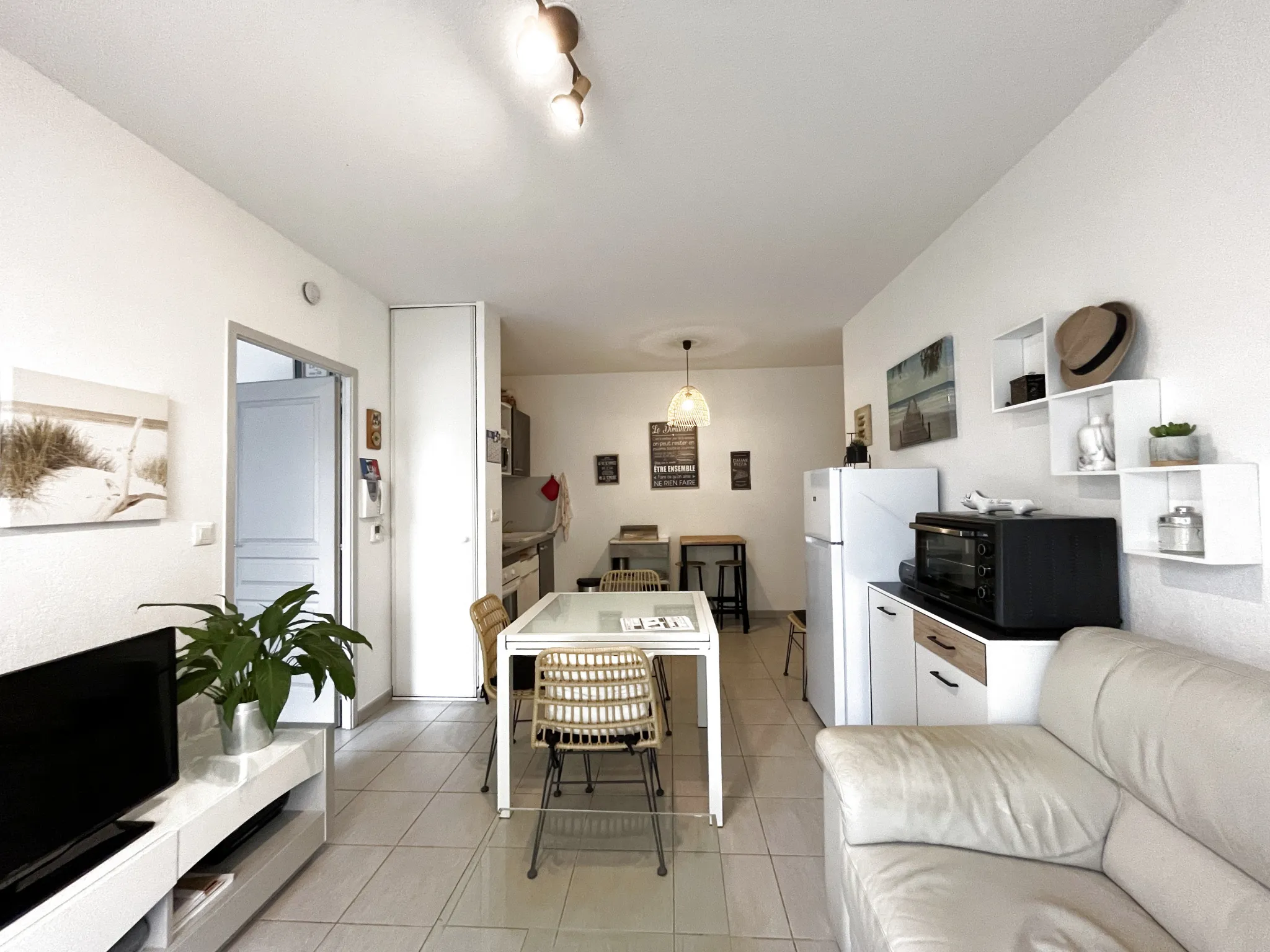 À vendre : Appartement T2 meublé avec jardin à Narbonne 