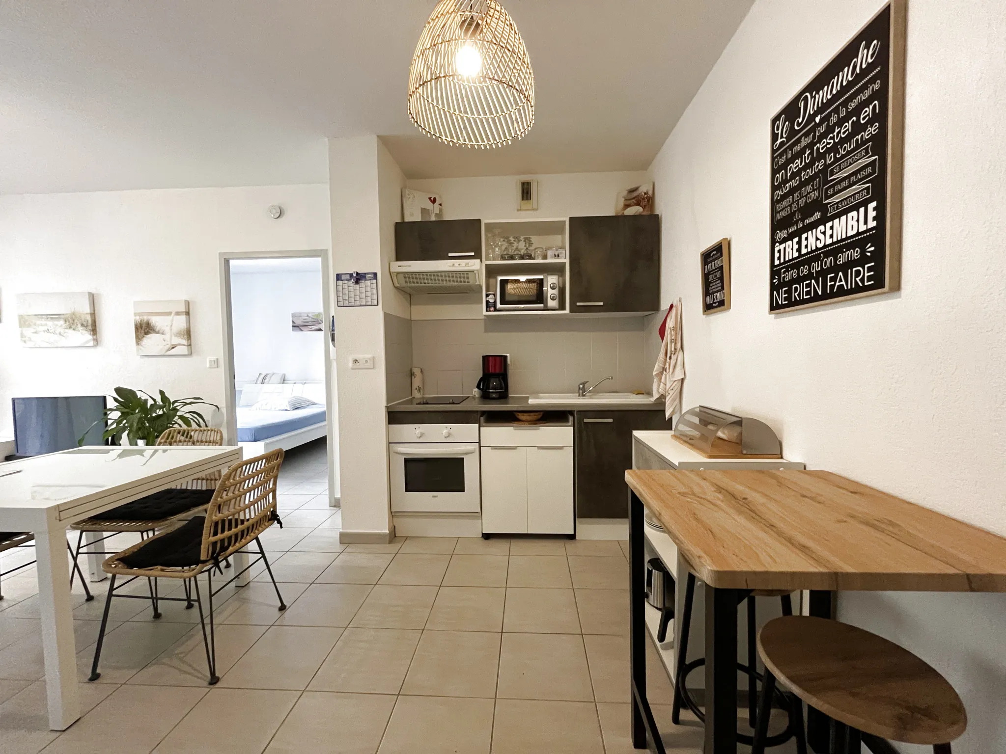 À vendre : Appartement T2 meublé avec jardin à Narbonne 