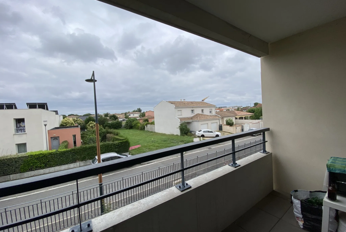 À vendre : Appartement T2 de 36,4 m² avec balcon à Toulouse (31200) 