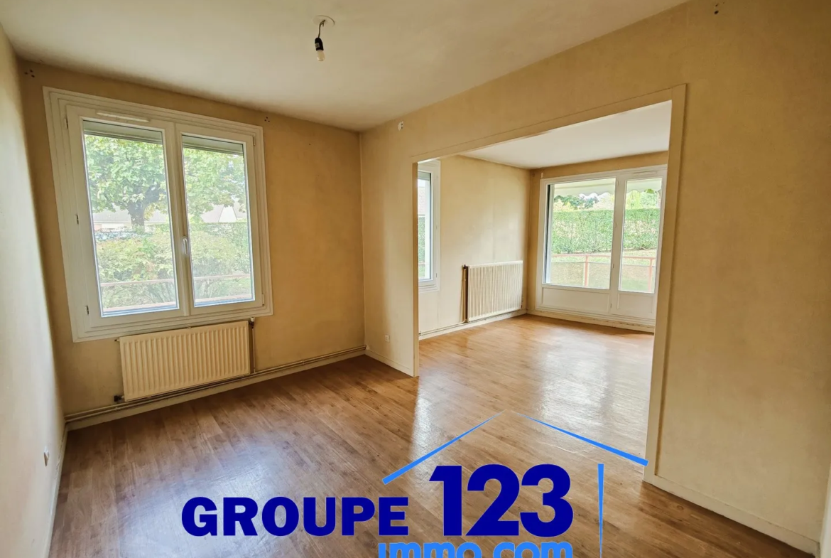 Appartement lumineux en rez-de-chaussée à Migennes 