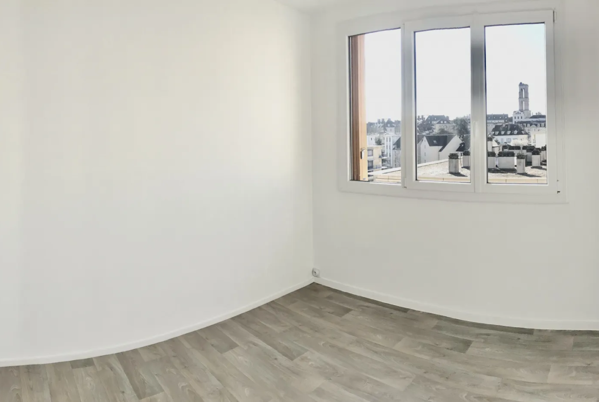 Appartement lumineux 4 pièces à Mantes la Jolie avec vue 