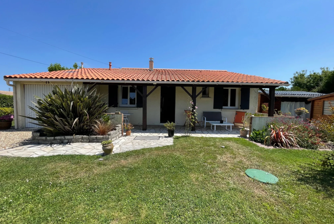 Maison rénovée 4 pièces avec jardin à Meschers-sur-Gironde 