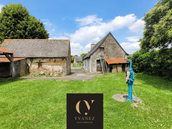 Maison à rénover en campagne de Moulins avec jardin et dépendances