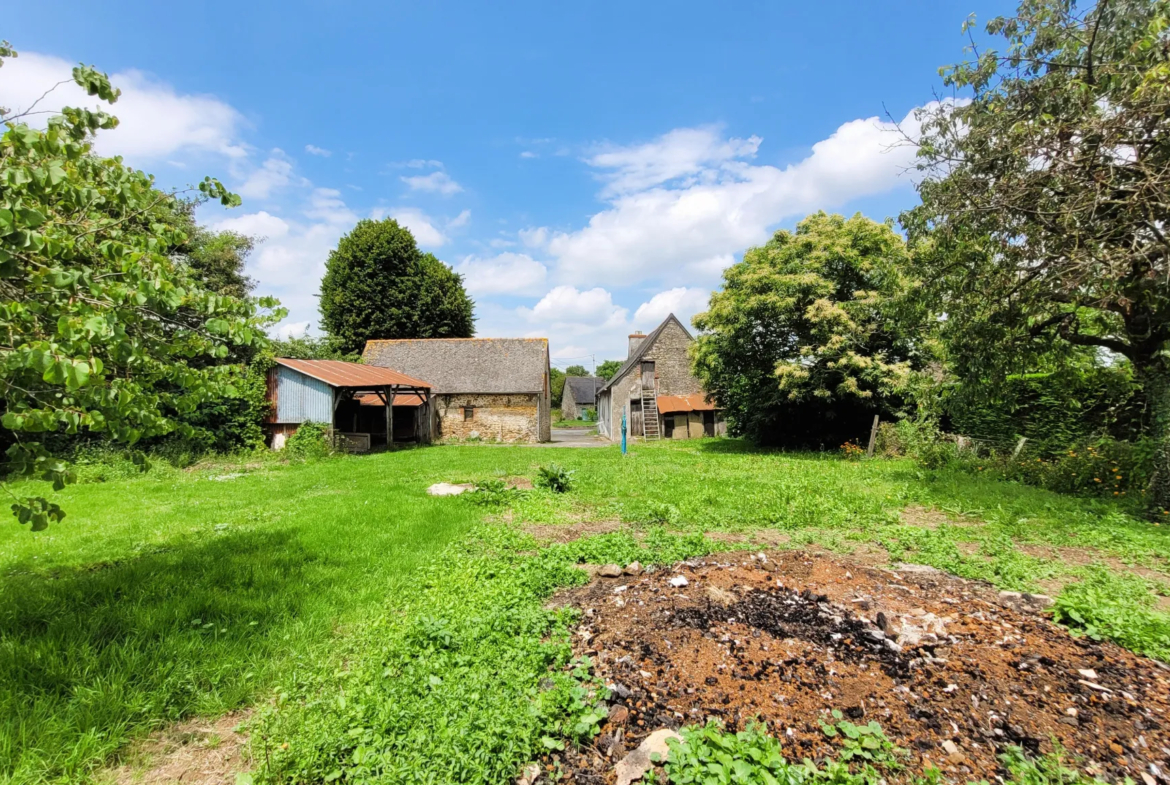 Maison à rénover en campagne de Moulins avec jardin et dépendances 