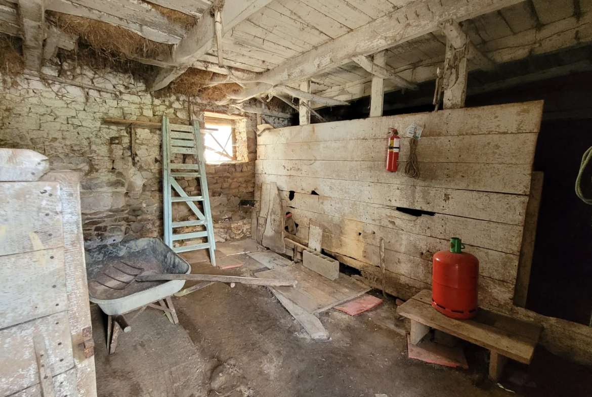 Maison à rénover en campagne de Moulins avec jardin et dépendances 