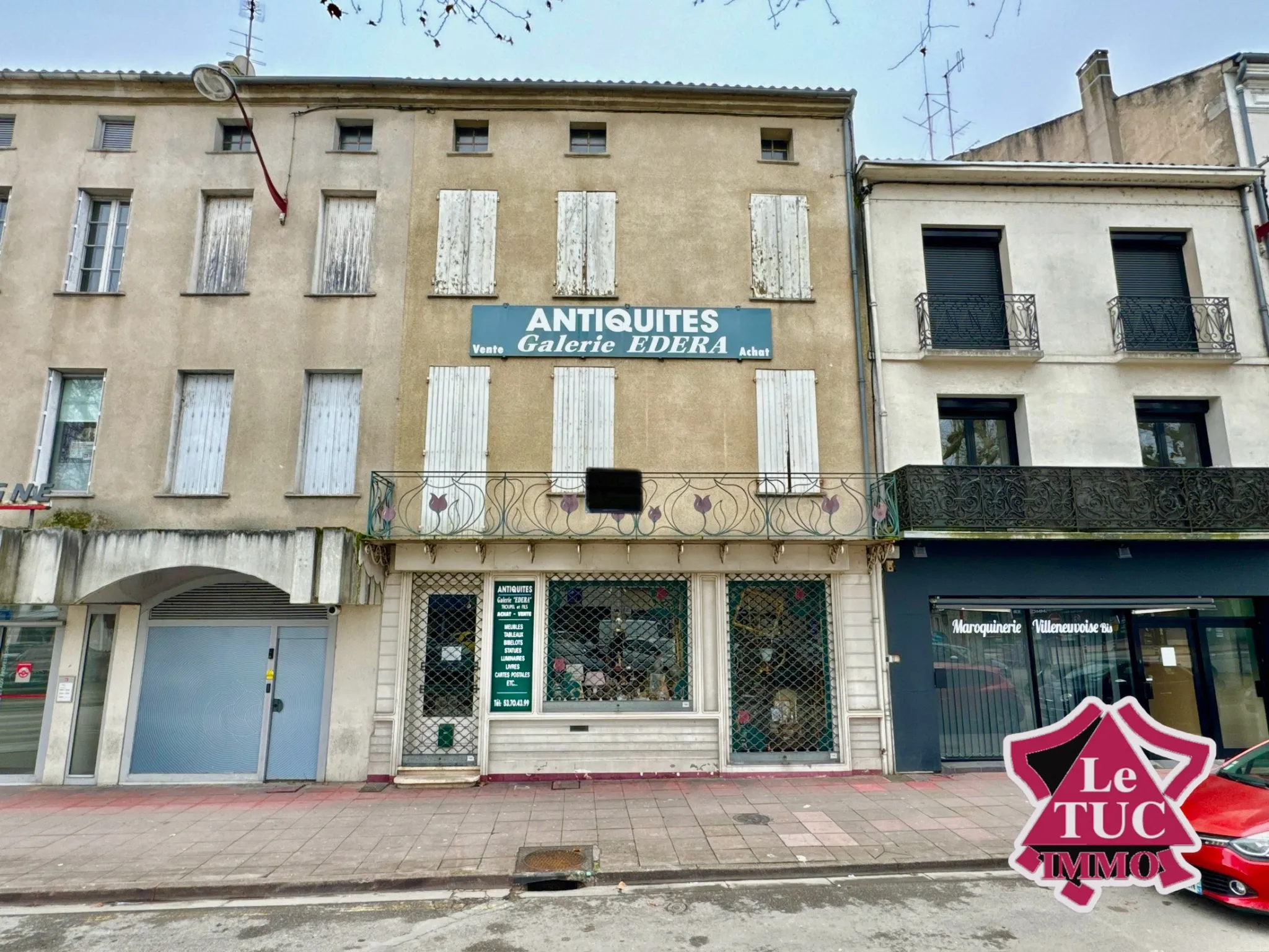 Immeuble de charme à vendre en centre-ville de Villeneuve-sur-Lot 