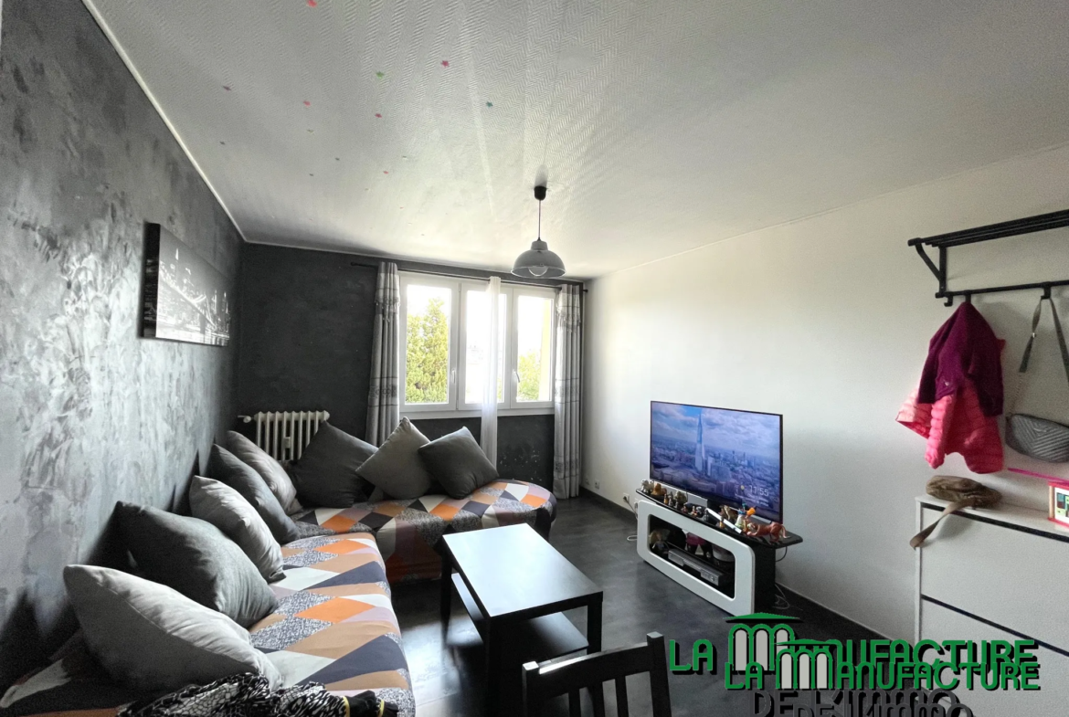 À vendre : appartement F3 traversant avec locataire - Saint-Étienne 