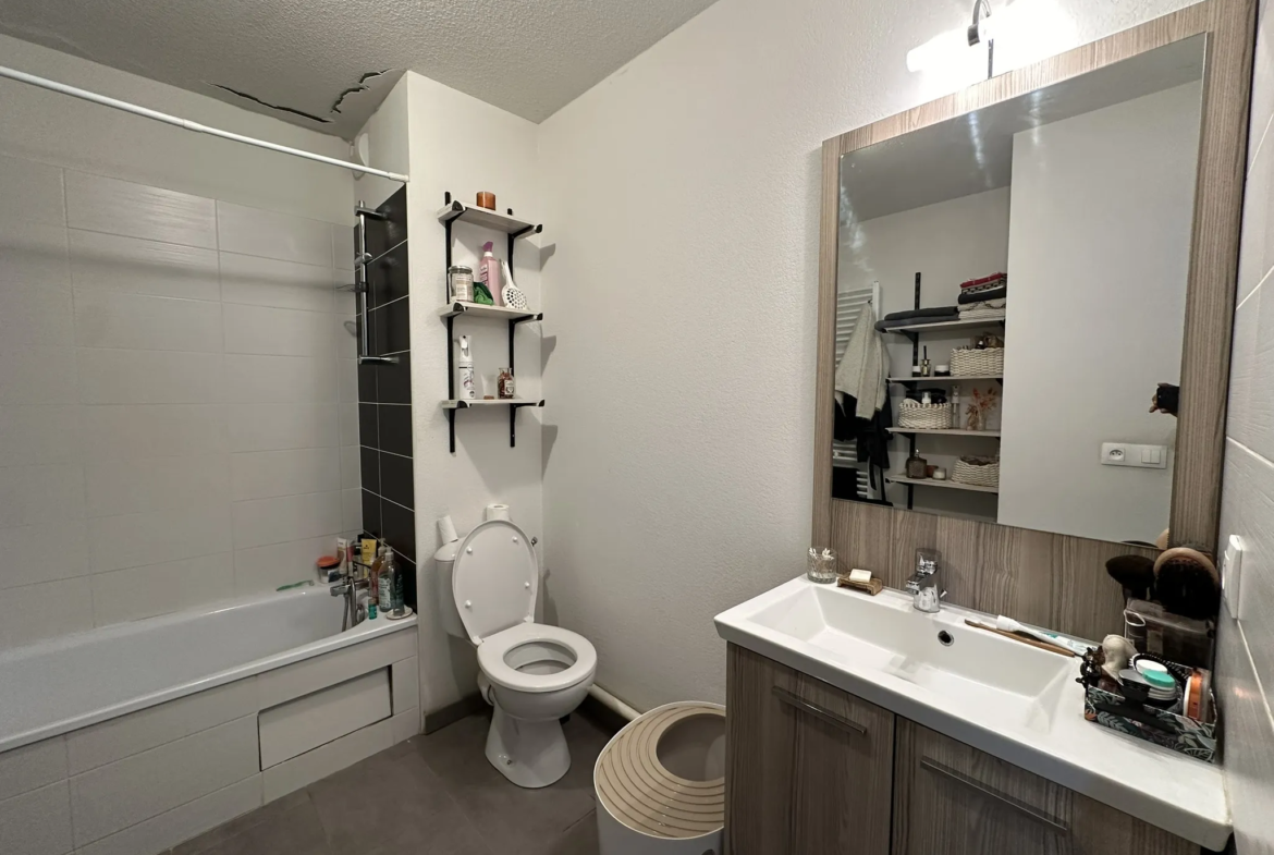 À vendre : Appartement T2 de 38.25 m² à Toulouse (31400) 