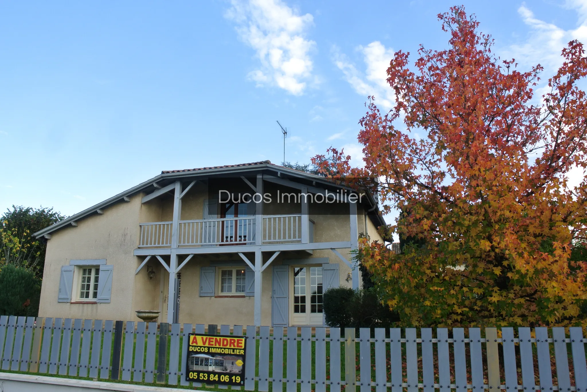 Maison Landaise à vendre à Marmande avec jardin et garage 