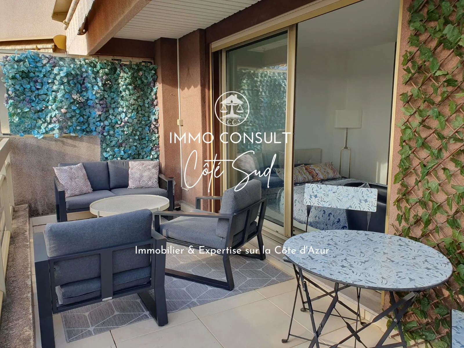 Studio de 31 m² avec terrasse et vue mer à Nice 