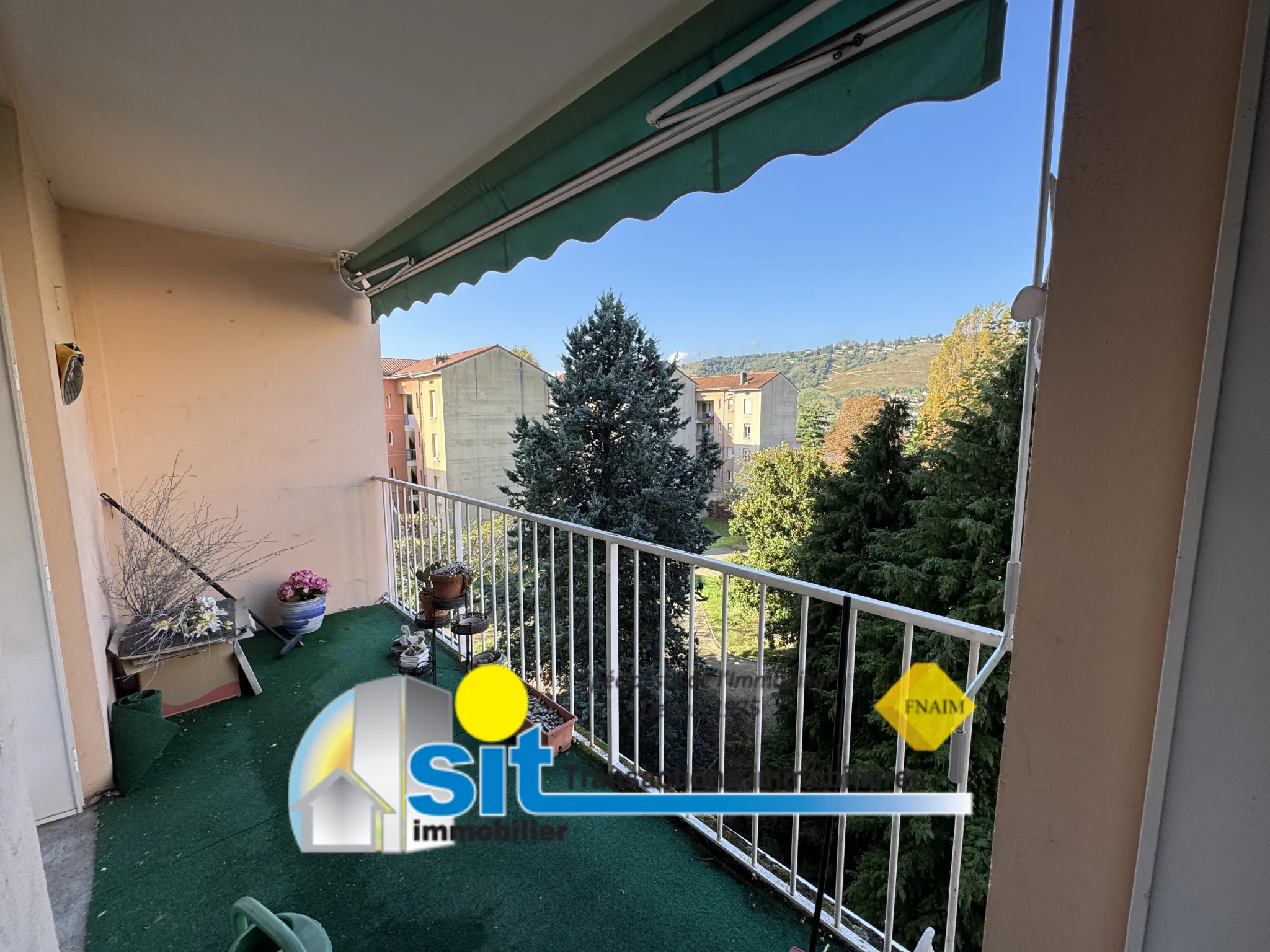 Appartement T4 lumineux à Vienne Sud avec balcon 