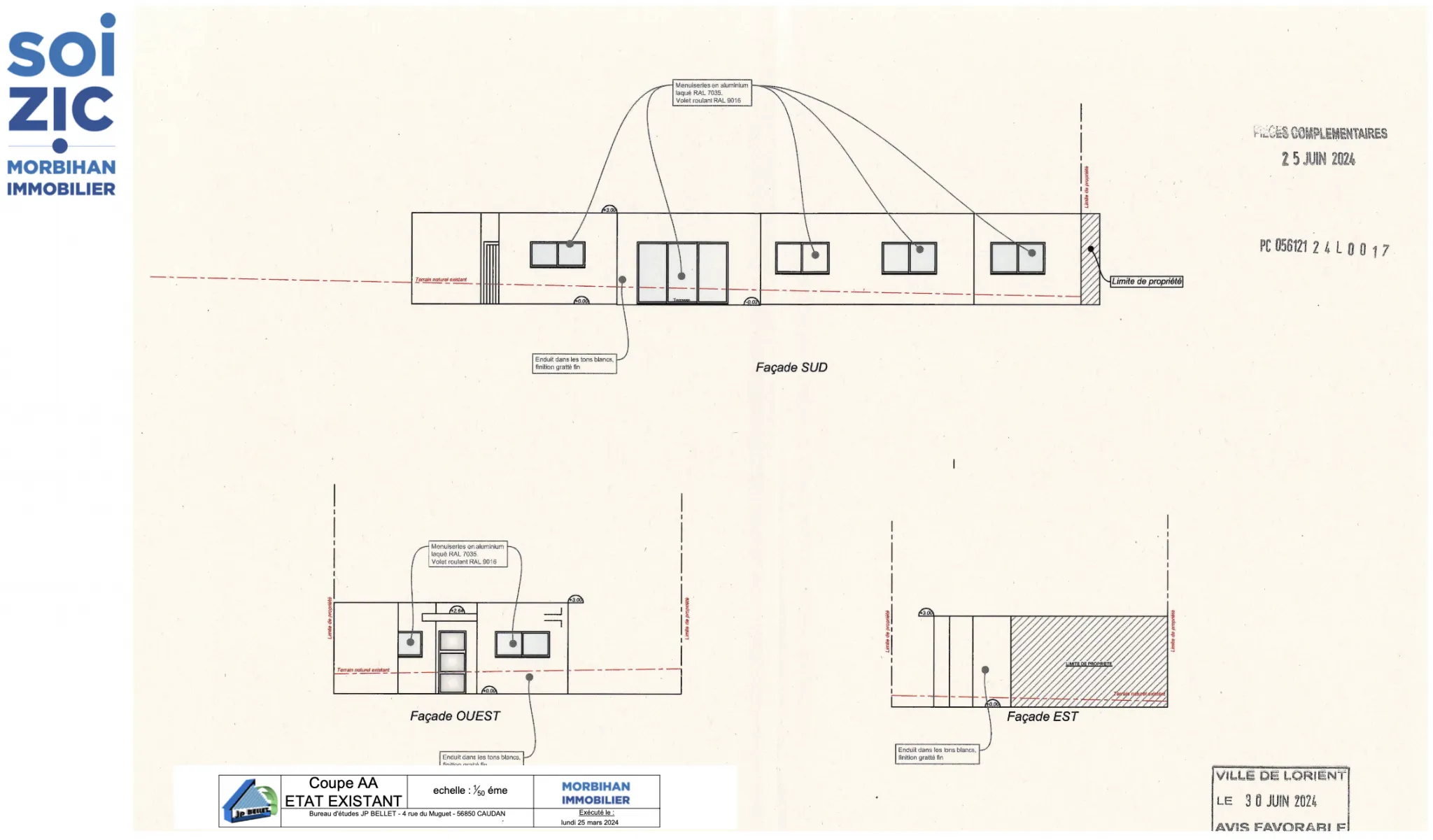 Maison de 146 m2 à rénover à Lorient avec grand terrain constructible 