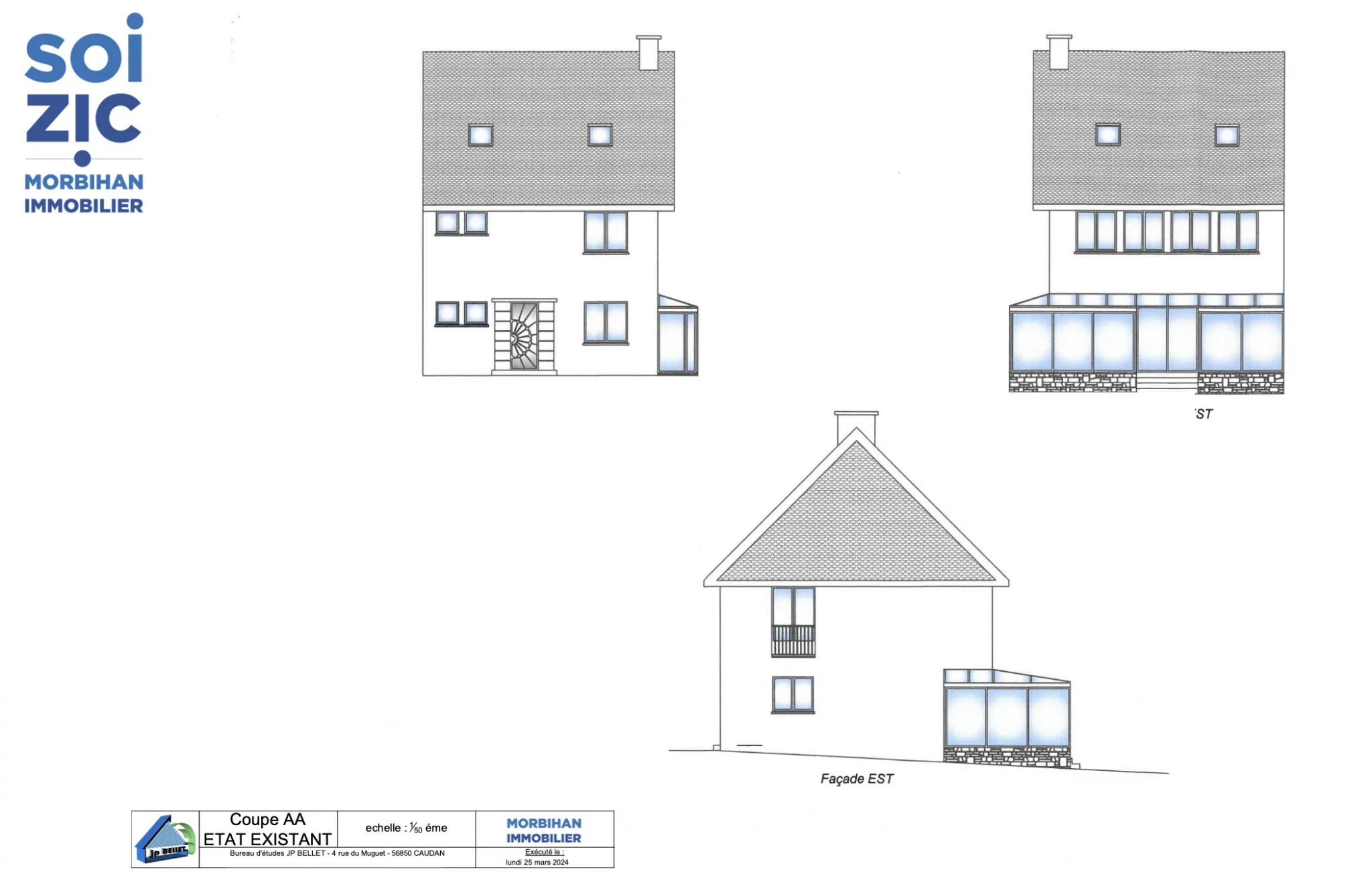 Maison de 146 m2 à rénover à Lorient avec grand terrain constructible 