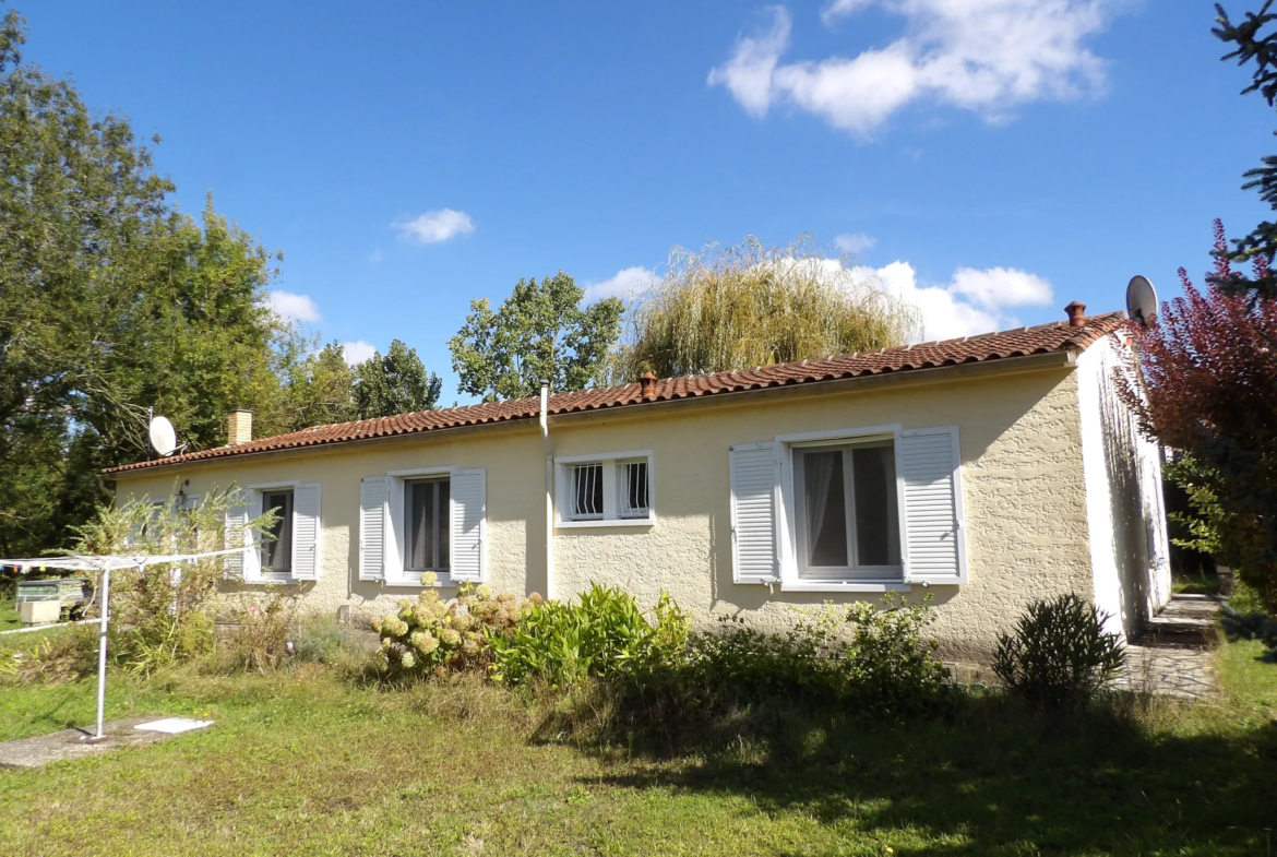 Maison de plain-pied 3 chambres à vendre à St Savinien 