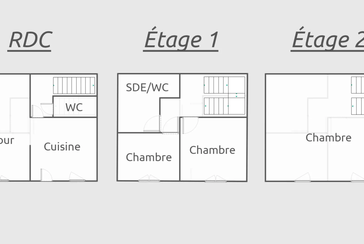 Maison de ville à Saintes de 90 m² avec cour et stationnement 