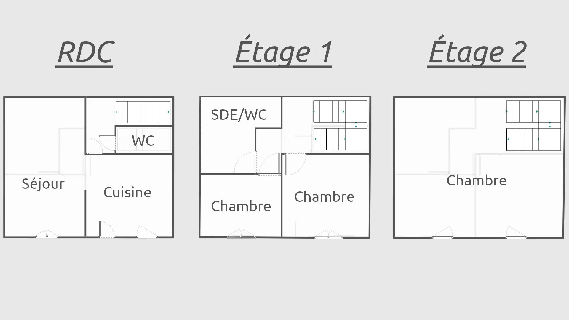 Maison de ville à Saintes de 90 m² avec cour et stationnement 