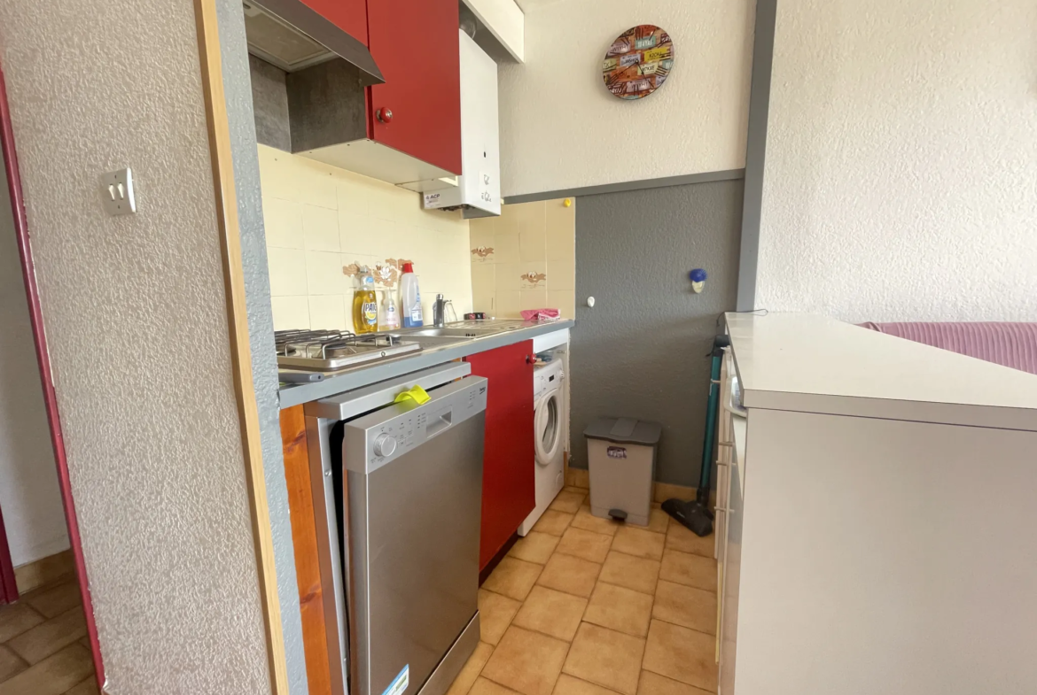 Appartement 2 pièces cabine au Cap d'Agde, proximité plage Richelieu 