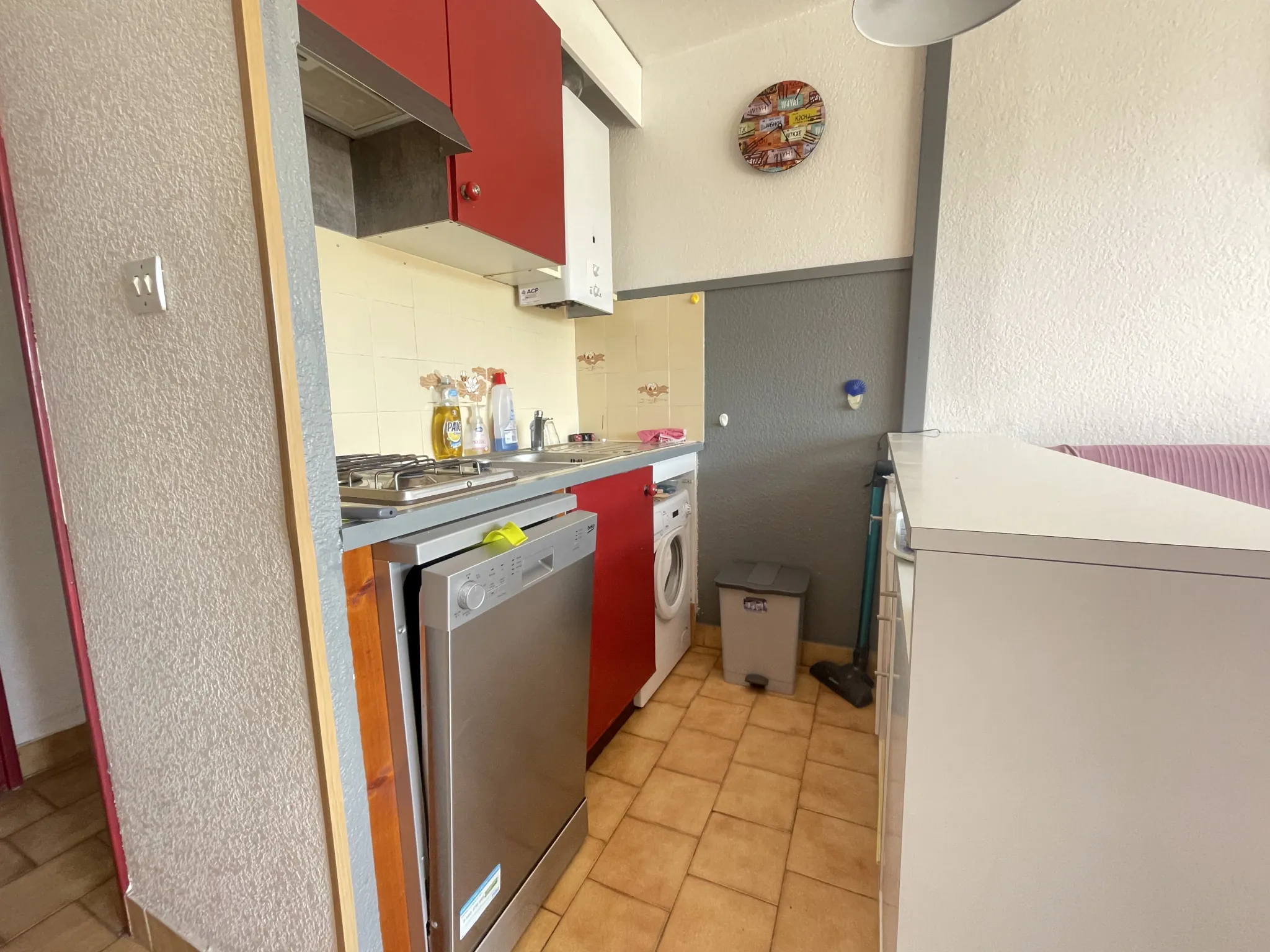 Appartement 2 pièces cabine au Cap d'Agde, proximité plage Richelieu 