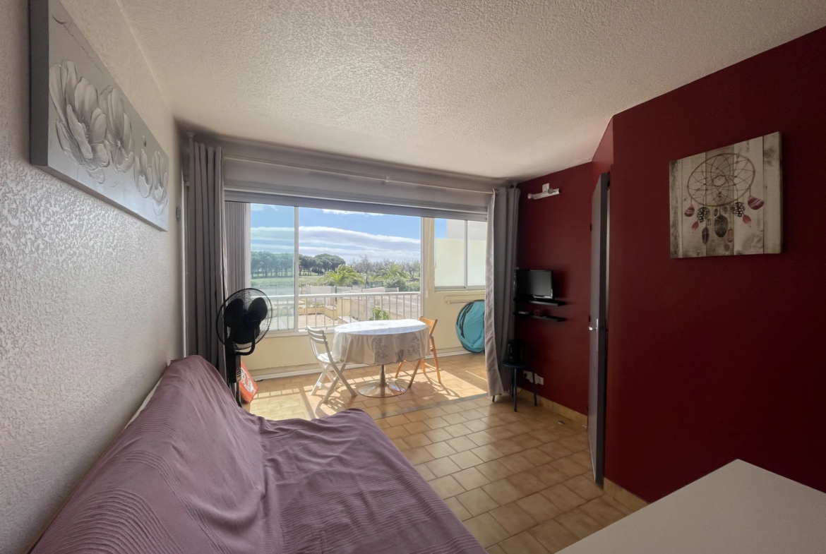 Appartement 2 pièces cabine au Cap d'Agde, proximité plage Richelieu 