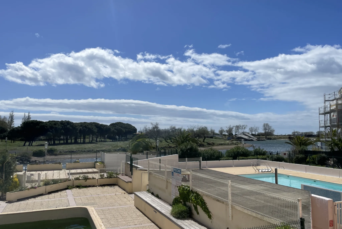 Appartement 2 pièces cabine au Cap d'Agde, proximité plage Richelieu 