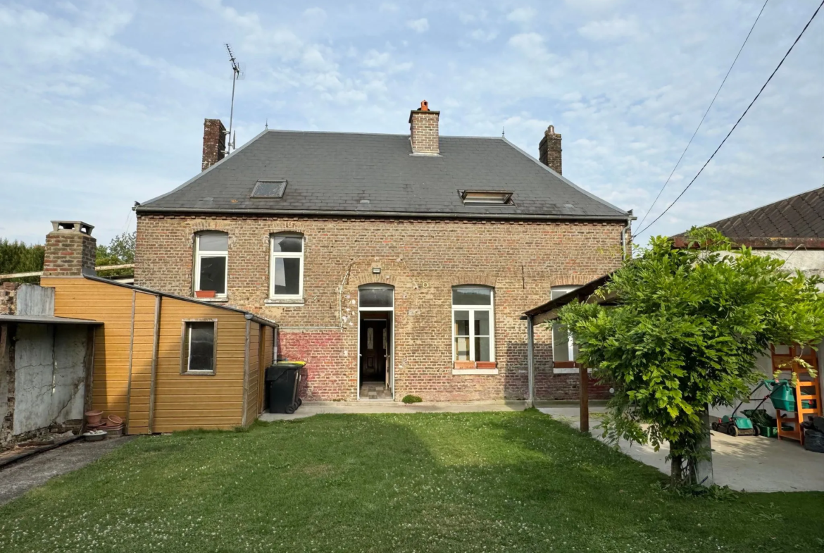 Maison en briques à vendre à Domart en Ponthieu 